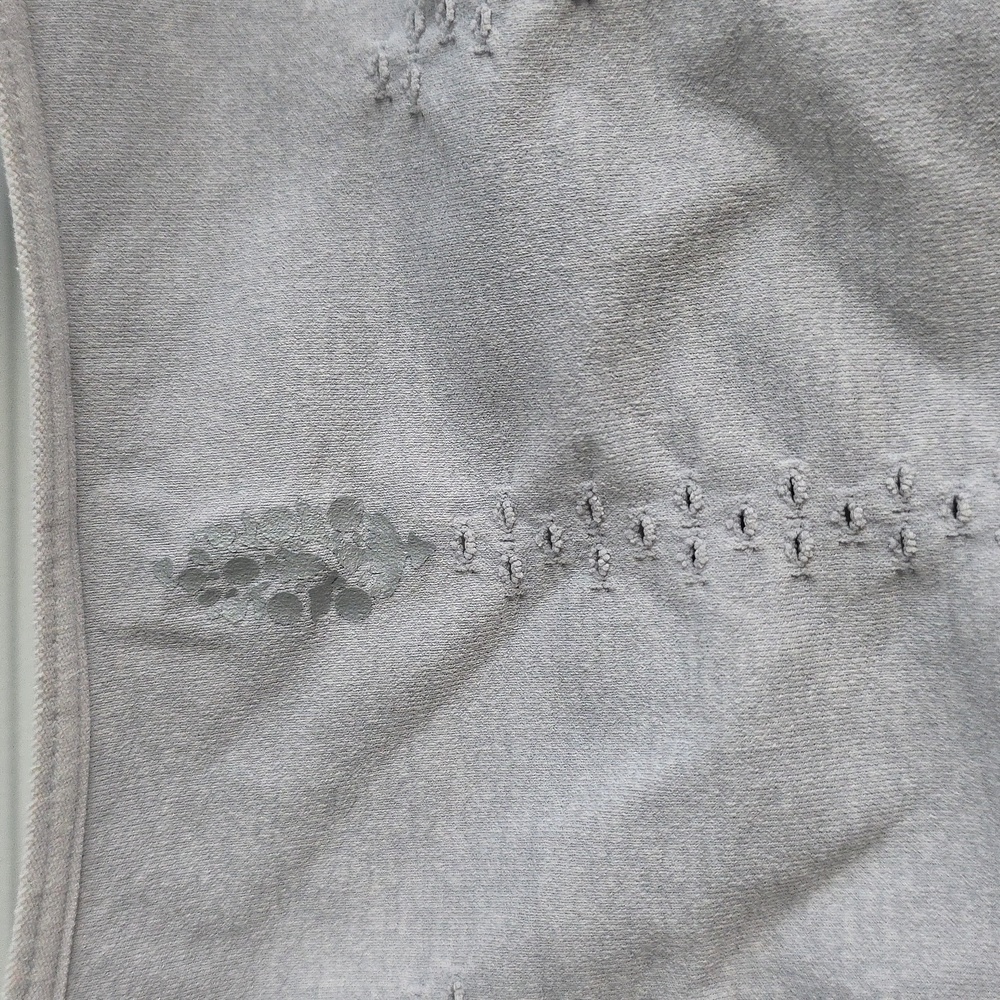 Free People Movement Good Karma Long Sleeve Onesie Ice Grey #103 - Picture 5 of 10